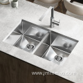 Stainless Steel Double Bowl Undermount Handmade Kitchen Sink